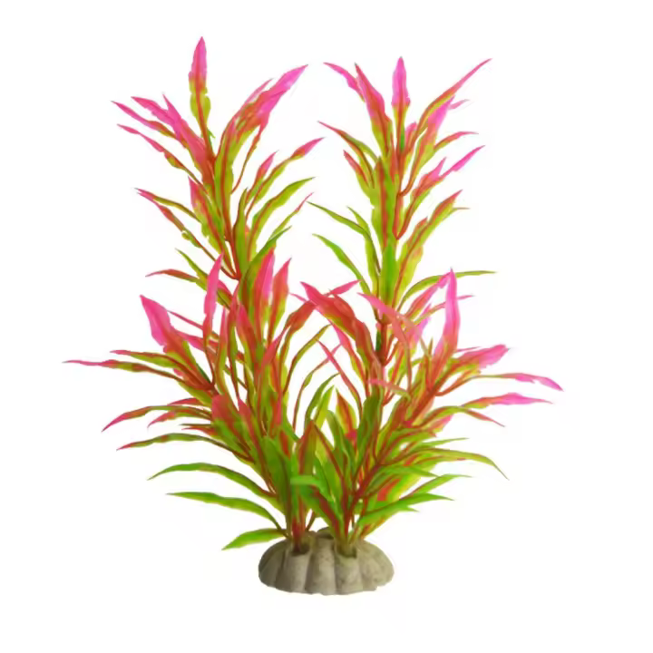 Plantas acuáticas falsas de plástico para manualidades, césped falso vívido simulado, algas marinas artificiales creativas, hierba de agua bajo el agua, 5 uds. - 1
