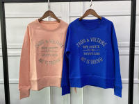Sudadera con capucha bordada de algodón rosa para mujer, Jersey clásico de nicho francés ZV, 24 principios de otoño, nuevo - details 11
