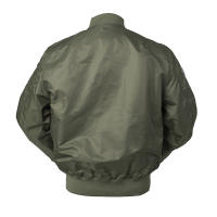 Chaqueta de vuelo de piloto de satén para hombre, cortavientos militar bordado a prueba de viento, primavera fina y verano - details 11