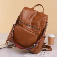Mochila de cuero de alta calidad para mujer, bolso de hombro femenino Vintage, bolso de viaje antirrobo, Mochilas escolares para niñas - details 1