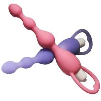 Embalaje privado, vibrador de cuentas SEXY, consolador potente, vibración, tapón Anal de gelatina, Juguetes sexuales, cepillo de masturbación gSpot, productos de masaje para - details 3
