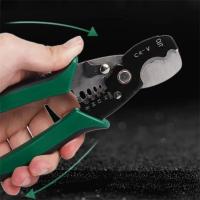 Pelacables 7 en 1 con resorte, cortador de cables, mango ergonómico, alicates de corte, corte rápido multifuncional - details 7
