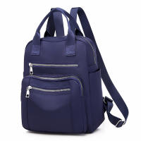 Mochila de viaje informal para mujer, bolso de hombro Oxford impermeable, bolso de mano de gran capacidad, monedero negro, paquete escolar - details 4