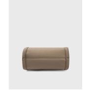 Bolso bandolera cruzado de piel de vaca con capa frontal y bolso de mano tipo cesta vegetal para mujer - details 23
