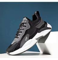 Deportes informales de caña alta para hombre con parte superior transpirable de malla de PU y suela de goma para papá grande, adecuados para zapatos de estilo para caminar - details 10