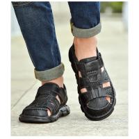 Zapatos Informales De Piel Auténtica Para Hombre, Sandalias Clásicas De Alta Calidad, Zapatillas Transpirables Para Caminar Al Aire Libre, Ideales Para El Verano - details 18