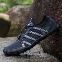 Zapatos tácticos de senderismo de malla transpirable para hombres y mujeres, antideslizantes, duraderos, trekking, escalada, aguas arriba, vadear, zapatillas de agua - details 15