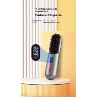 inalámbrico pelo alisado peine iones negativos no dañan el cabello portátil rizador de pelo alisado varilla recta clip de placa de curling recto de doble uso de alto cráneo superior esponjoso dios dispositivo! - details 5