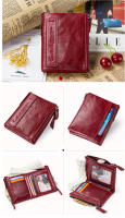 Carteras de Piel Genuina CONTACT'S para Mujeres - Carteras Cortas de Doble Pliegue, Monederos de Moda para Mujeres, Porta Tarjetas, Monedero, Clip para Dinero, Carteras para Mujeres y Hombres - details 13