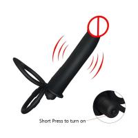 Vibrador Dual Penetración Anal Enchufe Intimo para Parejas Juguetes para Adultos Salud y Diversión - details 22