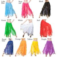 Gasa española para mujer, borlas brillantes, vestido largo, disfraces de actuación, accesorios de danza del vientre - details 1