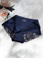 Lote de 3 bragas de mujer de encaje sin costuras en 3 colores, short triangular de color liso - details 3