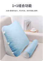 Almohadas Triangulares de Apoyo para Sofá Cama, Cojín de Descanso para Lectura, Almohada Lumbar de Posicionamiento, Cabecera Tapizada, Almohada de Cuña - details 4