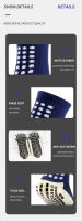 Calcetines de fútbol antideslizantes para hombre, medias antideslizantes para fútbol, baloncesto, tenis, deporte al aire libre, agarre para ciclismo, 3 pares - details 9