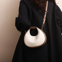 Bolso de mensajero con diseño de nicho a la moda para mujer, bolso Hobo tejido de estilo Simple, calidad superior - details 7