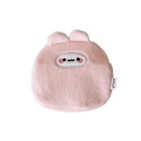 Bolsa de cosméticos de animales de dibujos animados para mujer, bolsa de almacenamiento de labios portátil, organizador de artículos de tocador de gran capacidad de felpa - details 5