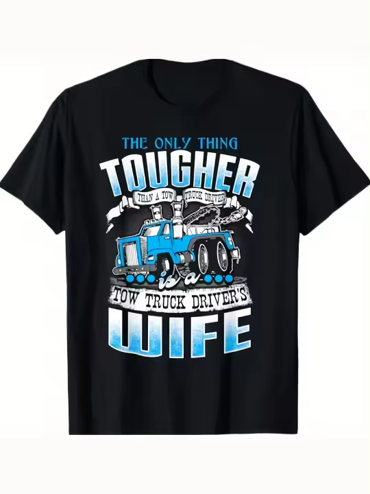 Camiseta de Camión de Juego para Hombre Cuello Redondo Manga Corta Material de Algodón Suave y Cómodo Regalo Perfecto para el Padre - 1