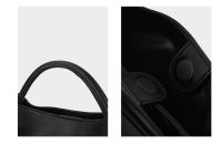 Bolso para mujer nuevo bolso de mano con lazo negro original bolso de mensajero portátil de gran capacidad para viajes diarios para mujer. - details 10