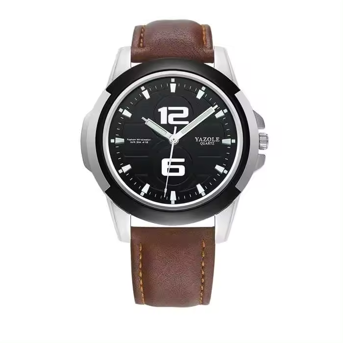 Reloj Deportivo de Acero Inoxidable con Cuarzo Luminoso YIKAZE 2024 Estilo Formal para Hombres - 1