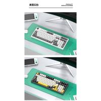 El macro del eje verde define el teclado del juego Teclado mecánico luminoso de colores mezclados - details 15