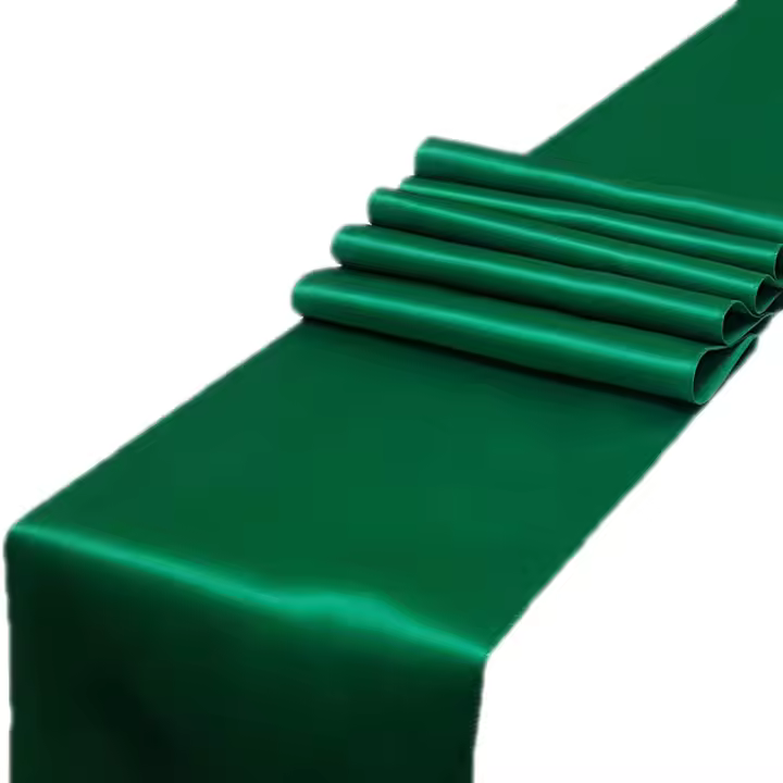 Mantel de Satén de Lujo para Bodas y Eventos 10PCS Decoración de Mesa de Boda para Casa Lienzo de Mesa de Dinner Hecho en China Material de Poliéster - 1