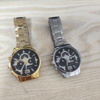Moda masculina de acero inoxidable con calendario estilo puntero de reloj - details 11