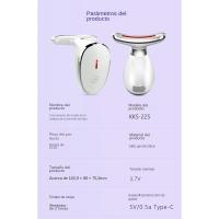 Masajeador facial eléctrico, 7 modos Masajeador facial antiarrugas con una temperatura de 45 ° C para antienvejecimiento, liftin - details 10