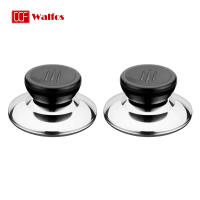 Tapa de Walfos para Olla de Cocina 2Pcs/Set Tapa de Sartén de Cobre Herramienta de Repuesto para Olla y Sartén Material de Acero Inoxidable Recomendado para Hornear - details 0