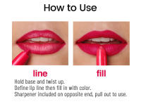 Set de Labiales Hundred-up Handaiyan Bolígrafo de Labios Antiadherente de 12 Colores con Rotación y Afeitado Doble Propósito para Cuidado de la Piel Facial - details 4