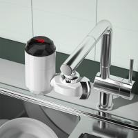 Calentador de agua eléctrico con pantalla de temperatura para cocina, calentador de grifo de calefacción instantánea, enchufe de la UE A - details 7