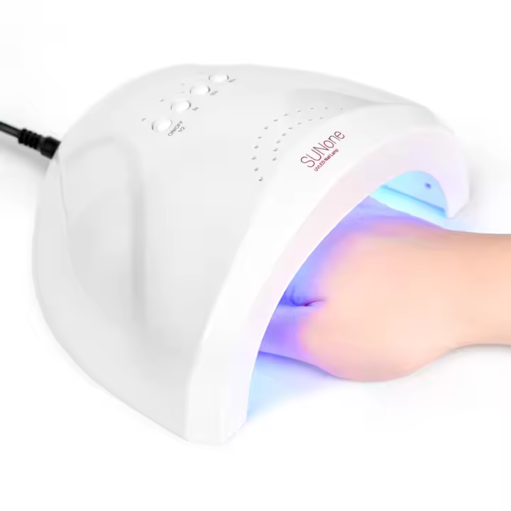 Lámpara LED UV KADS 48W para Secado de Uñas con 30 LEDs Profesional Máquina Secadora de Uñas con Tiempo Ajustable 5s/30s/60s para Manicura y Gel - 1