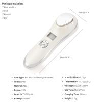 Martillo frío caliente portátil, dispositivo de belleza, crioterapia ultrasónica, estiramiento de la piel, masajeador de vibrac - details 0