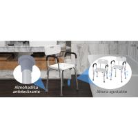 Silla para Ducha de Aleación de Aluminio