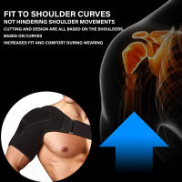 Correas de hombro de compresión para hombres y mujeres, aplique presión para proteger sus hombros, adecuado para esguinces y desgarro de Labrum - details 3