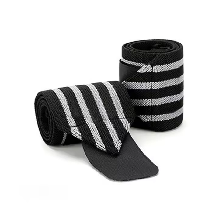 Muñequera de soporte para muñeca, muñequera de levantamiento de pesas para entrenamiento de gimnasio, Vendaje deportivo con lazo para el pulgar, correas de sujeción, envolturas para muñeca, 1 par - 1