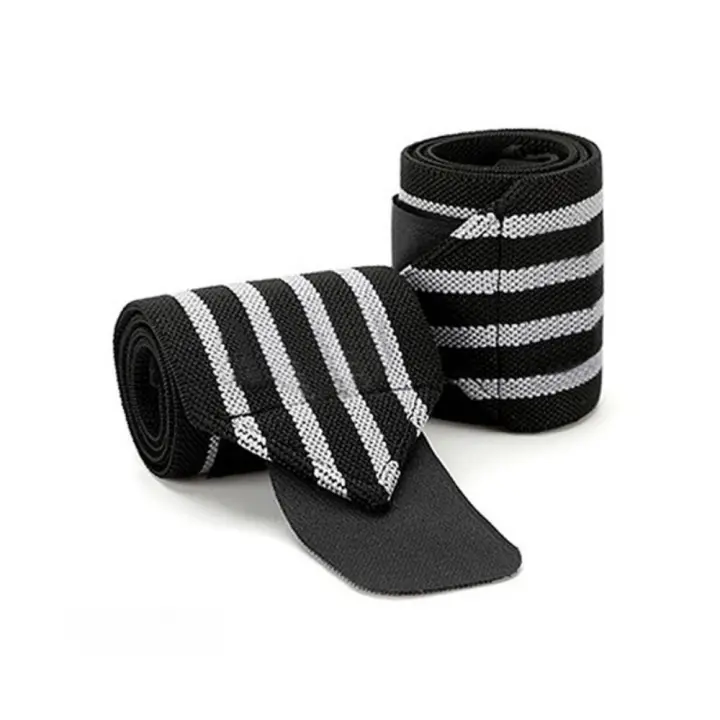 Muñequera de soporte para muñeca, muñequera de levantamiento de pesas para entrenamiento de gimnasio, Vendaje deportivo con lazo para el pulgar, correas de sujeción, envolturas para muñeca, 1 par - 1