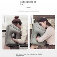 Almohada de Viaje Inflable Mejorada Soporte de Cuello para Descanso en Aire y Oficina - details 13