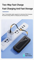 Batería externa 5000mAh~12000mAh PD35W carga rápida tipo C+cable Lightning - details 7