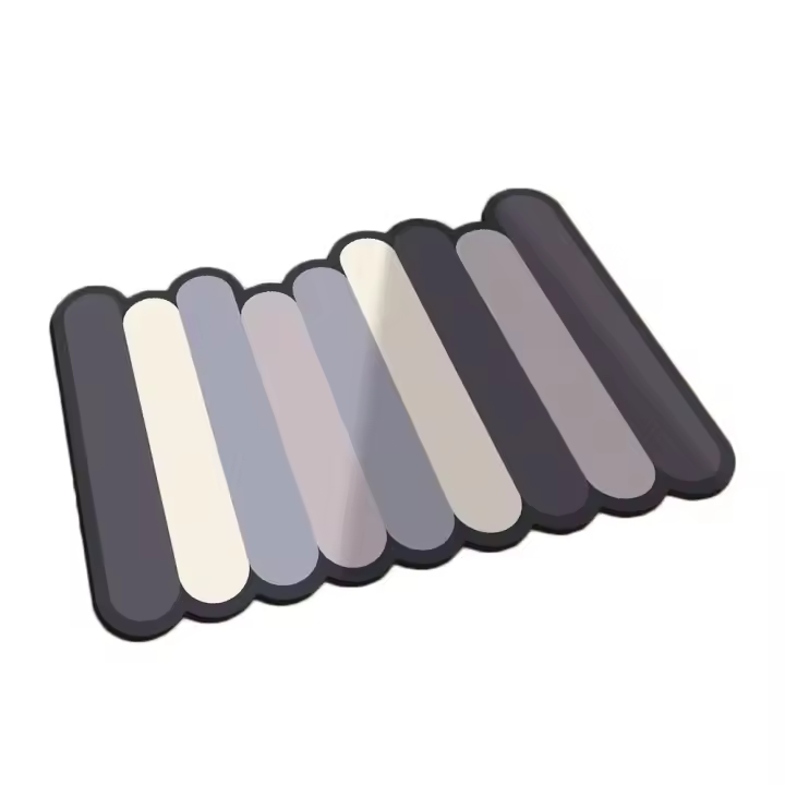 Felpudo superabsorbente para baño, alfombrilla absorbente antideslizante, alfombrilla para pies más gruesa, alfombrilla para suelo de secado rápido, decoración del hogar - 1