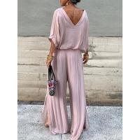 Traje caliente de la gasa del color sólido de la venta de la moda de las mujeres del verano para las mujeres - details 6
