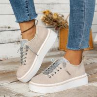 Zapatos informales planos con cordones para mujer - details 6