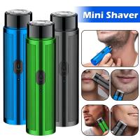 Mini Afeitadora eléctrica para hombres, maquinilla de afeitar automática, recortadora de coche, recargable, portátil, cuchillo de barba, máquina de afeitar de viaje - details 0