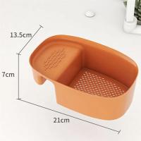 Colador de fregadero de cocina, filtro de fregadero, tapón de fregadero para alimentos y verduras, filtro de drenaje, colador, cesta antibloqueo, utensilios para el hogar - details 3