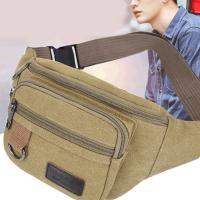 Bolso de pecho, riñonera de lona, ​​bolso con cinturón para hombre y mujer, bolso de viaje a la moda, bolso para teléfono, bolsillo, bolso de cadera, riñonera para hombre - details 1
