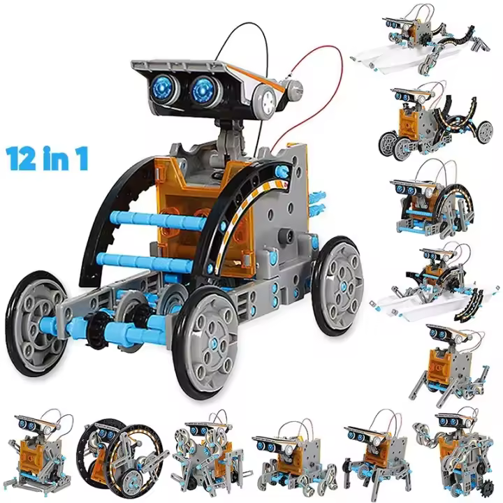 STEM Solar Robot Kit juguetes Space Dog energía Solar artilugios tecnológicos Ciencia Educativa conjunto científico regalos para niños - 1