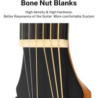 4/4 para Adulto Principiantes Guitarra Kit Mini Jumbo Cutaway 40 Pulgadas con Pickup Bolsa Cuerda Afinador Negro - details 30