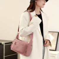 Bolso cruzado de nailon portátil, bolso de mano ligero de Color sólido para mediana edad, correa ajustable, bolso de hombro multibolsillos de moda - details 2