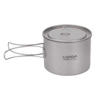 Lixada - maceta colgante portátil de titanio ultraligera, 900 ml/1600 ml, con asa plegable con tapa, utilizada para acampar al aire libre, hacer senderismo, - details 85