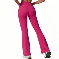 Pantalones de Yoga de Cintura Alta para Mujeres Ajuste Ajustado, Levantamiento de Cadera, Estilo Plumedo Ideal para Yoga y Fitness Material de Nylon - details 2