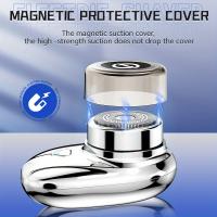 Afeitadora eléctrica impermeable recargable con Mini recortador y cabezal de corte alternativo para hombres, perfecta para afeitado de barba - details 5